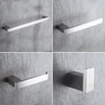 thumbnail image 2 of 4-Piece Brushed Nickel Bathroom Hardware Accessory Set Including Towel Bar Toilet Paper Holder, 2 of 6