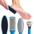 thumbnail image 4 of Juego de herramientas de pedicura profesional YONGSHENG Kit de cuidado de pies Raspador de pies de acero inoxidable color azul, 4 of 4