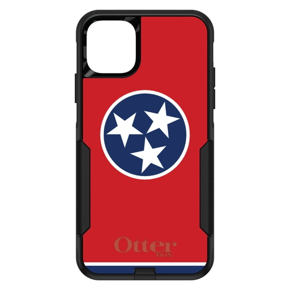 DistinctInk OtterBox Commuter Custom Case for Apple iPhone 15 (6.1" Screen) - US State Flag - Lightweight Grip