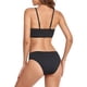 thumbnail image 4 of Moda mujer Casual Sling sólido Split dos piezas traje de baño ropa de playa traje de baño Fridja  nalpqowj59884, 4 of 5