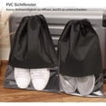 thumbnail image 5 of Bolsa de viaje para zapatos, 20 unidades, impermeable, a prueba de polvo, con ventana transparente, 5 of 5