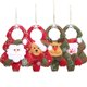thumbnail image 1 of Ruifaya Nuevas decoraciones navideñas Colgantes navideños no tejidos Papá Noel cúbico Ha, 1 of 7