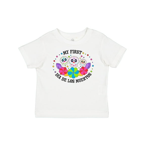 Inktastic My 1st Dia De Los Muertos with Sugar Skulls and Flowers Boys or Girls Baby T-Shirt