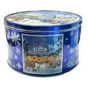 Kelsen Danish Butter Cookies SE33in Decorative Holiday Tin, 80 Ounce (300 Cookies)