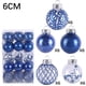 thumbnail image 3 of 30 piezas de adornos navideños de bolas doradas y blancas para decoración de árbol de Navidad para fiesta de Navidad 2025, 3 of 5
