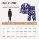 thumbnail image 4 of Fotbe Wine Glasses And Cocktails Conjunto de Pijama de Manga Larga para Mujer con Estampado, Ropa de Dormir de 2 Piezas, Conjunto de Casa Suave y Cómodo con Bolsillos-Small, 4 of 7