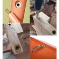 thumbnail image 4 of 230 piezas de aleación de zinc rosca Hexagonal tuerca de remojo insertar tuercas rosca macho M4 M5 M6 M8 para Kit de herramientas de nuez para muebles en muebles de madera esquí esquí Gafas de esquí, 4 of 5