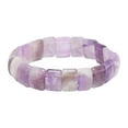 thumbnail image 2 of Brazalete de Amatista, Forma de Tomo Plano, TODO El Brazalete de Cristal de Brillo Acuoso Natural para Aniversario, 2 of 7