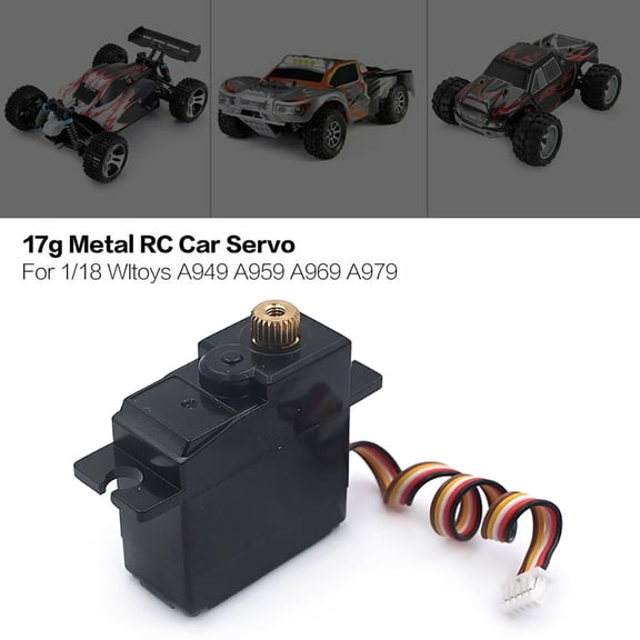 Metal 17G Digital Servo For 1/18 Rc Car A949 A959 A969 A979 Upgrade Replacement Parts