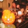 thumbnail image 4 of Suncoda Lamp, Halloween Pumpkin Lantern Upgrade Lantern Lights Two Color Changing Light Up Pumpkin Outdoor for Halloween Party Decoration Battery Included, 4 of 7