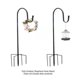 thumbnail image 3 of Bearachild Gancho de pastor, gancho de Metal de 5 garras, estaca de jardín para colgar comedero de pájaros, maceta ligera para flores, decoración de boda Decoración del hogar Bearachild HA036389-00, 3 of 6