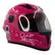 thumbnail image 5 of Casco Infantil Niño Niña Cerrado Moto Certific Dot Azul Rosa Diseño Lisa Tamaño Del Casco L, 5 of 6