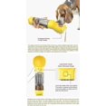 thumbnail image 4 of Botella de agua para perros, dispensador de agua portátil para cachorros a prueba de fugas con alimentador para mascotas Rojo Verde Cocina, Decoración y Otros, 4 of 5
