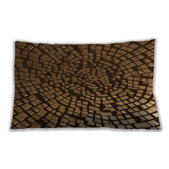 Ahgly Company Indoor Rectangular Contemporary Lumbar Throw Pillow, 13 inch by 19 inch