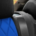 thumbnail image 4 of TLH Blue Rear Neosupreme Custom Fit Seat Covers for 2021-2022 Toyota Rav4 Hybrid | Hybrid Prime with Water Resistant Neoprene Insert, 4 of 7