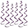 3 Packages - Twirly Whirlys (6/Package) purple by Beistle Party Supplies