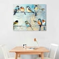 thumbnail image 2 of JEUXUS  Bird Picture Canvas Wall Art: Colorful Birds Painting Print on Canvas Artwork for Kids Bedroom (Multiple Sizes), 2 of 6