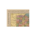 thumbnail image 4 of Historic State Map - Ohio - Hammond 1910 - Vintage Wall Art, 4 of 4