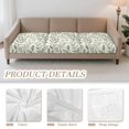 thumbnail image 5 of TSOVTHRID Green Leaf Beige Print Couch Cushion Covers for Pets, Non Slip Washable Sofa Seat Cover for Dogs 3 Pieces Soft Stretch Sofa Cushion Slipcovers with Elastic Bottom, 5 of 7
