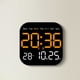 thumbnail image 4 of Reloj despertador Digital LED de pared Billuyoard Azul con Control remoto, 4 of 6