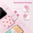 thumbnail image 3 of Yoobao Portable Charger 20W 10000mAh Cute USB-C in & Out Power Bank Fast Charging, PD 3.0+QC 4.0 High-Speed Charging Phone Battery Pack for iPhone 14 13 12Pro Max iPad Samsung - Pink, 3 of 8