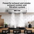 thumbnail image 4 of AMZCHF Range Hood 30 inch Insert Stainless Steel with 9 Speed Fan 900 CFM Kitchen Vent Hood,Easy to Clean, 4 of 7
