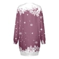 thumbnail image 3 of Vestidos de Verano 2025 Para Mujer, Moda de Otoño E Invierno, Estampado Navideño, Cuello Redondo, Manga Larga, Vestido Informal, 3 of 3