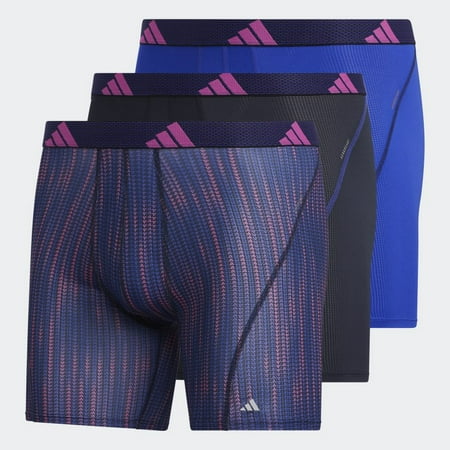 adidas Men's Sport Performance Mesh Boxer Brief Underwear (3-Pack)