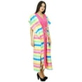 thumbnail image 2 of Bimbae Womens Long Cotton Pannel Caftan Designer Collection Beach Cover Up Kaftan Dress, 2 of 6