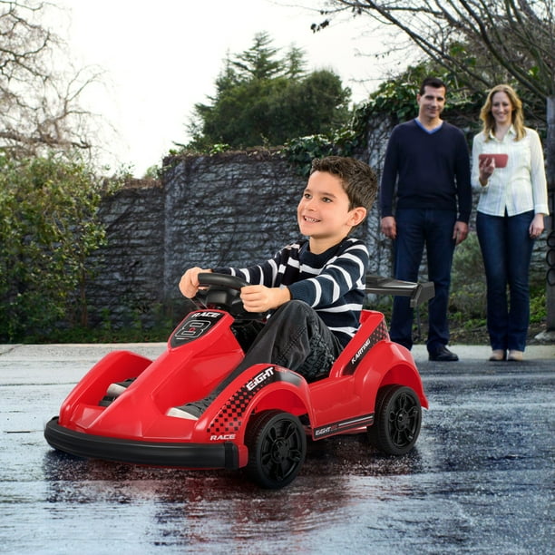 Coche Eléctrico Infantil Costway Go Kart 6V con control Remoto para niños 37-96 Meses 85 x 53 x 40 cm