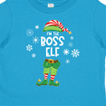 thumbnail image 4 of Inktastic Funny Christmas I'm the Boss Elf with Shoes and Hat Boys or Girls Toddler T-Shirt, 4 of 5