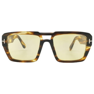 Designer Tom Ford FT 0827 Jake 14V Shiny Light Ruthenium/Blue