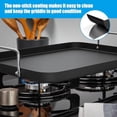 thumbnail image 4 of Nonstick Double Burner Stove Top Flat Griddle Pan Removable Stay-Cool Handles Oven Safe Works on Electronic Ceramic and Gas Cooktops Non-stick Cooking Surface 17.5"L x 13"W$$Garden & Patio, 4 of 7