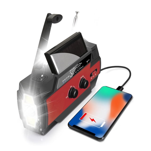 Outdoor Emerncy Disaster Prevention Radio Multi-function Hand-cranked Radio Multi-function Solar Radio ,Handy Bright