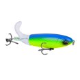 thumbnail image 4 of 1PCS Whopper Popper Fishing Lures Topwater Rotating Tail Pencil Baits UK X9C2, 4 of 8