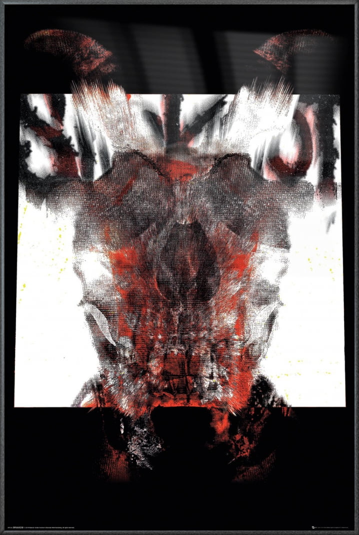 Slipknot - Framed Music Poster (We are Not Your Kind - Album Cover ...