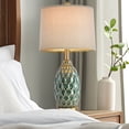thumbnail image 5 of Oneach Ceramic Table Lamp Set of 2 with USB Ports for Bedroom Living Room 23.5" 3 Way Dimmable Touch Nightstands Bedside Lamps(Bulbs Included), 5 of 11