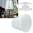 thumbnail image 3 of 3pcs Exquisite Cloth Lampshade Soft Light Clip On Installation Modern Fabric Lamp Shades For E14 Bulb Chandelier Table Lamp, 3 of 8