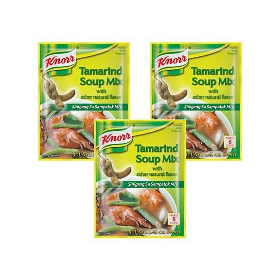 Knorr Tamarind Soup Mix .. (Sinigang sa Sampalok Mix), .. 1.41oz (40g) (3)