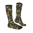 thumbnail image 3 of Balery Funny Sloths In The Forest Printed Novelty Socks Men's Women's Crew Socks Sports Socks Knee High Socks Cotton Socks Quirky and Cool Socks, 3 of 9