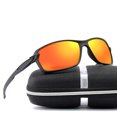 thumbnail image 3 of Mens Polarized Sports Sunglasses Mirror Lens Resin Frame For Driving Fishing Cycling Enhanced Vision Performance, 3 of 4