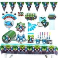 thumbnail image 2 of Train Birthday Party Balloon Decoration Set Disposable Tableware Banner Background Stationery Baby Shower Thomas Balloons 1pcs Other, 2 of 6