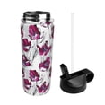 thumbnail image 2 of Sikiie Tulips Flowers Print 18OZ Insulated Straw Cup, Portable Leak-proof Sports Water Bottle, Stainless Steel Water Cup Suitable for Home and Outdoor, 2 of 8