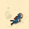 thumbnail image 3 of Adornos para acuarios de buceo con tanque, paisajismo, regalo de graduación, buzo flotante sumergido, hombre gordo azul, 3 of 5