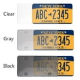 thumbnail image 4 of Mistaha Durable Gray License Plate Frame Holder - Weather Resistant, UV Protection, Easy Installation - Fits Standard 6x12 Inch Plates, 4 of 6