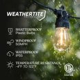 thumbnail image 4 of Luces de cadena Brightech 15 m solar/enchufable LED impermeables, 4 of 8