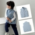 thumbnail image 3 of Hotiary Toddler Boys Girls Polar Fleece Vest Jacket Kids Sleeveless Full Zip Warm Lightweight Coat Outwear with Pockets Children Fall Winter Clothes for 2-11 Years Blue, 3 of 6