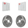 thumbnail image 1 of CMX Rear Disc Brake Rotors Pair for Car 2004-2009 Cadillac SRX K8-100585, 1 of 8