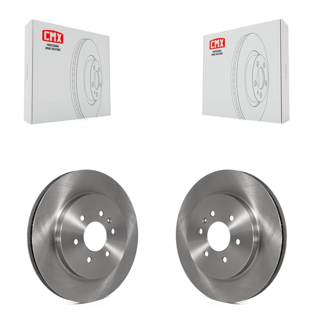 CMX Rear Disc Brake Rotors Pair for Car 2004-2009 Cadillac SRX K8-100585