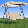 thumbnail image 3 of Cubierta abatible Toldo de repuesto para jardín silla columpio cubierta superior impermeable cubierta parasol UV JShteea El nuevo, 3 of 7